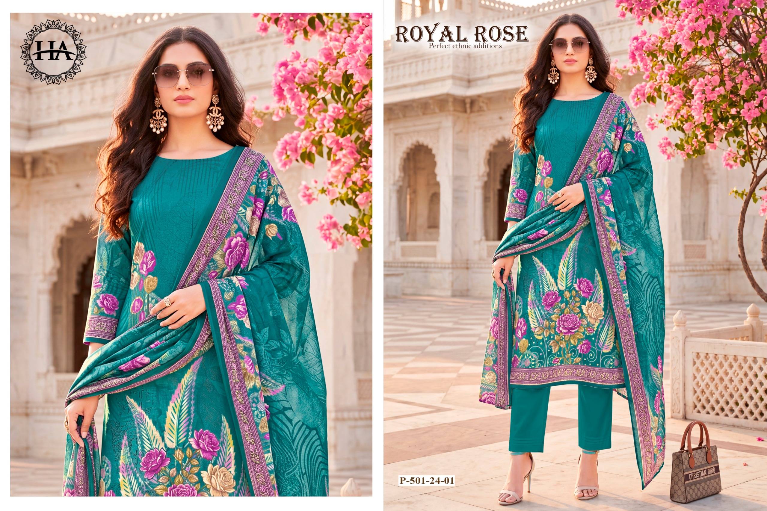 ROYAL ROSE By Alok Suit Beautiful Festive Suits Stylish Colorful Fancy Casual Wear PREMIUM Pure Zam Dresses At Wholesale Price